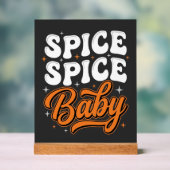 Bébé Spice Spice Halloween Typographie Rétro Desig (Neutre)