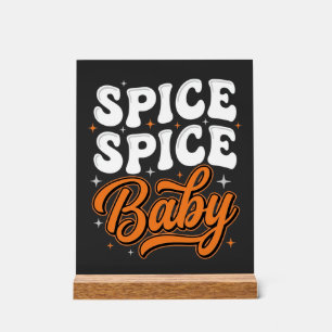 Bébé Spice Spice Halloween Typographie Rétro Desig