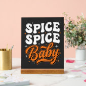 Bébé Spice Spice Halloween Typographie Rétro Desig (Mariage)