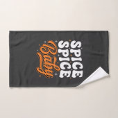 Bébé Spice Spice Halloween Typographie Rétro Desig (Serviette à main)