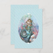 Bébé Sprinkle Invitation Insertion Sirène et bébé (Devant / Derrière)