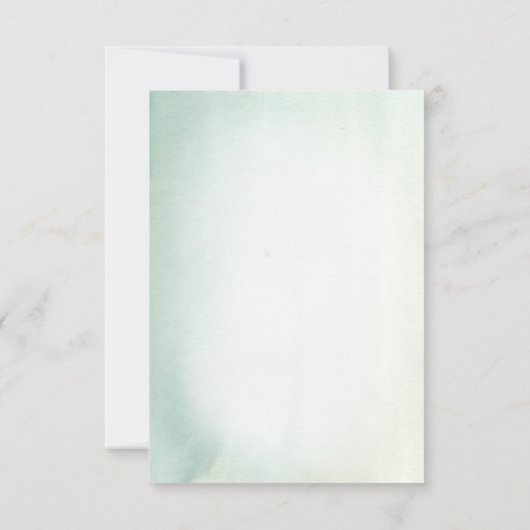 Bébé Sprinkle Merci douche Vert Rose blanche (Dos)