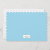 Bébé Sprinkle Shower Invitation pour garçon (Dos)