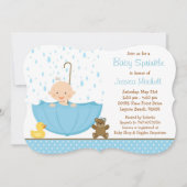 Bébé Sprinkle Shower Invitation pour garçon (Devant)