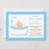 Bébé Sprinkle Shower Invitation pour garçon (Devant)