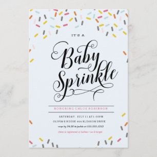BÉBÉ SPRINKLES CONFETTI INVITATION