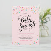 BÉBÉ SPRINKLES CONFETTI INVITATION (Debout devant)
