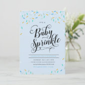 BÉBÉ SPRINKLES CONFETTI INVITATION (Debout devant)