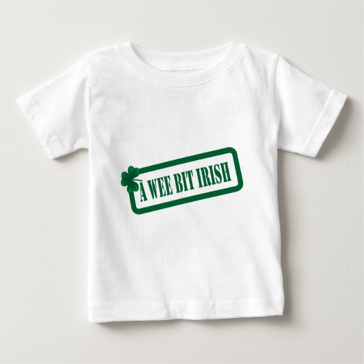 Bébé St Patrick's Day A Wee Bit T-shirt irlandais pour  (Devant)