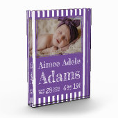 Bébé Statistiques de naissance Bloc photo | Bandes (Gauche)