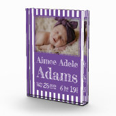 Bébé Statistiques de naissance Bloc photo | Bandes (Droite)