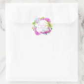 Bébé Surf fille Stickers plage tropicale (Sac)