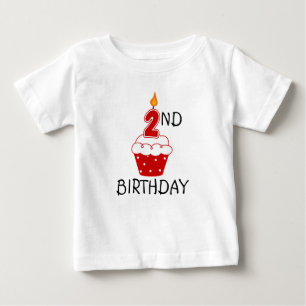 Bébé T-shirt 2e anniversaire pour enfants