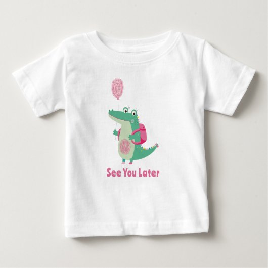 Bébé T-shirt Alligator pour enfants (Devant)