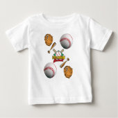 Bébé T-shirt Baseball (Devant)