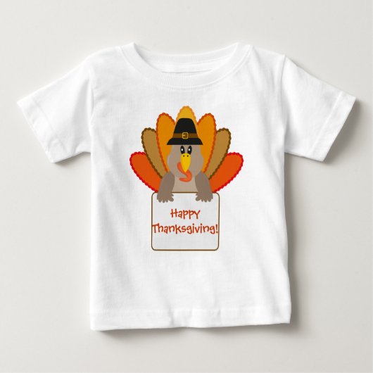 Bébé T-shirt bon thanksgiving pour enfants (Devant)