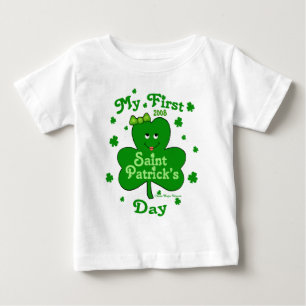 Bébé T-shirt de la première St. Patrick's Day pour fill