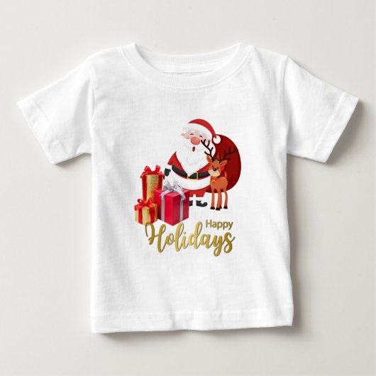 Bébé T-shirt de Noël pour les jeunes enfants (Devant)