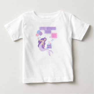 Bébé T-Shirt de Sirène pour 1er Anniversaire