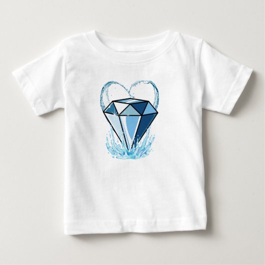 Bébé T-shirt Diamond pour enfants (Devant)