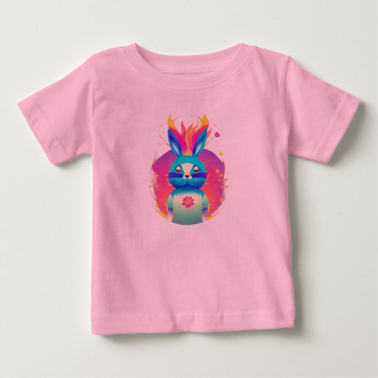 Bébé T-shirt en jersey fin pour bébés (Devant)