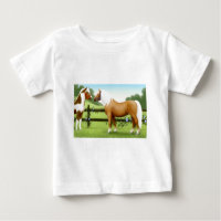 T-shirt enfant pour les amis du cheval