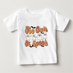 Bébé T-shirt Ghosts Trop mignon pour parler