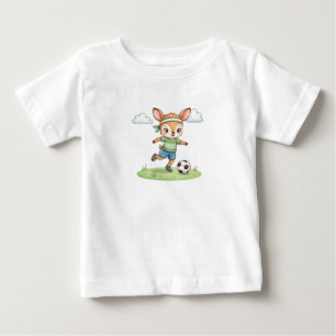 Bébé T-shirt graphique pour enfants avec un adorable fa