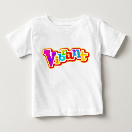 Bébé T-shirt graphique vibrant pour tout-petits (Devant)
