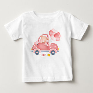 Bébé T-shirt ours en peluche mignon pour enfants