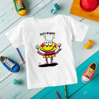 T-shirt personnalisable drôle d'alien pour enfants