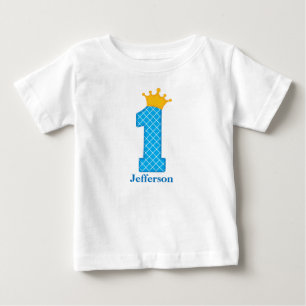 Bébé T-shirt personnalisé pour le premier anniversaire