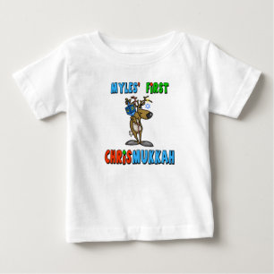 Bébé T-Shirt personnalisé pour le premier Chrismukkah d