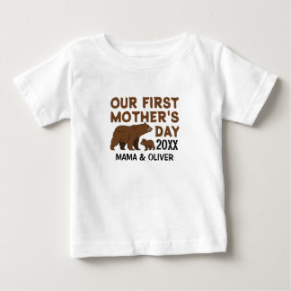 Bébé T-Shirt personnalisé pour maman et enfant