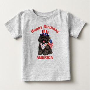 Bébé T-Shirt pour chiots Puli (2 ans) Enfant Patriotiqu