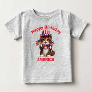 Bébé T-Shirt pour enfant avec chaton brun (1g) patrioti