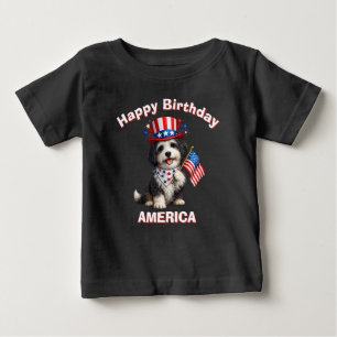 Bébé T-Shirt pour enfant Bearded Collie (2ab) Patriotiq