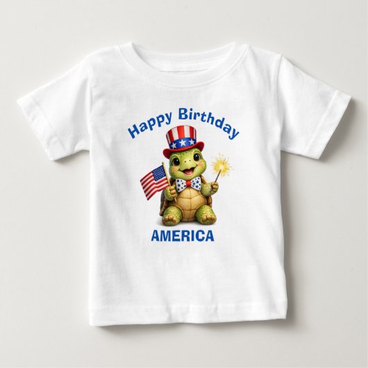 Bébé T-shirt pour enfant Turlute (3b) Patriotique (Devant)