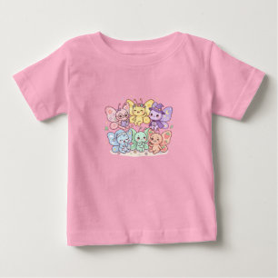Bébé T-shirt pour enfants avec des amis papillons fées