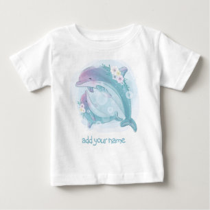BÉBÉ T-SHIRT POUR ENFANTS : DEUX DOLPHINS