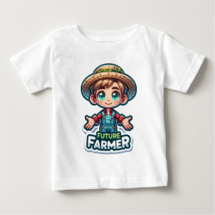 Bébé T-shirt pour enfants futurs agriculteurs - Joli de
