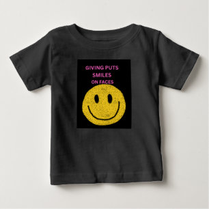Bébé T-shirt pour enfants Giving Puts Smiles On Faces J