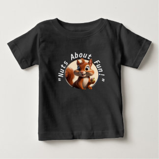 Bébé T-shirt pour enfants mignon avec l'écureuil adorab