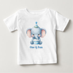 Bébé T-shirt pour la première fête d'anniversaire d'un