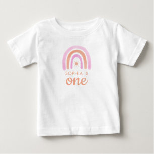 Bébé T-shirt pour le 1er anniversaire d'une jolie fille
