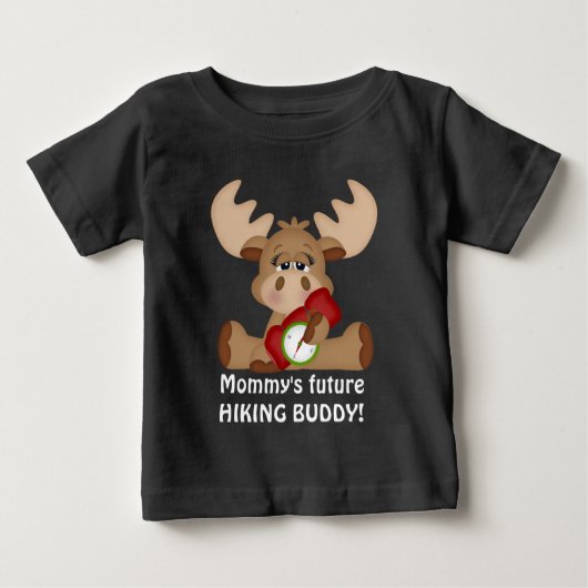 Bébé T-shirt pour le futur de maman Randonnée Buddy (Devant)