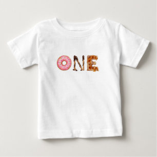 Bébé T-shirt pour le premier anniversaire de bébé, doux