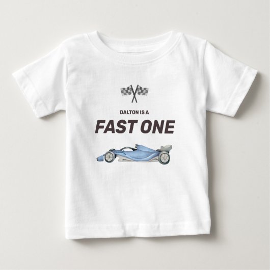 Bébé T-shirt pour le premier anniversaire de la petite (Devant)
