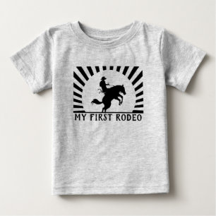 Bébé T-shirt pour le premier anniversaire de rodéo