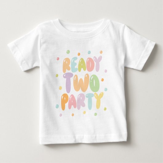 Bébé T-shirt pour les 2 ans de la fille prête à faire l (Devant)